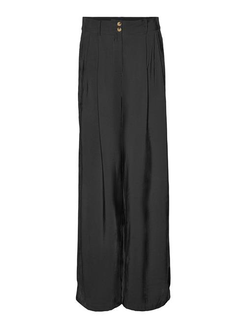 VERO MODA Bukser med lægfolder 'Sally'  sort
