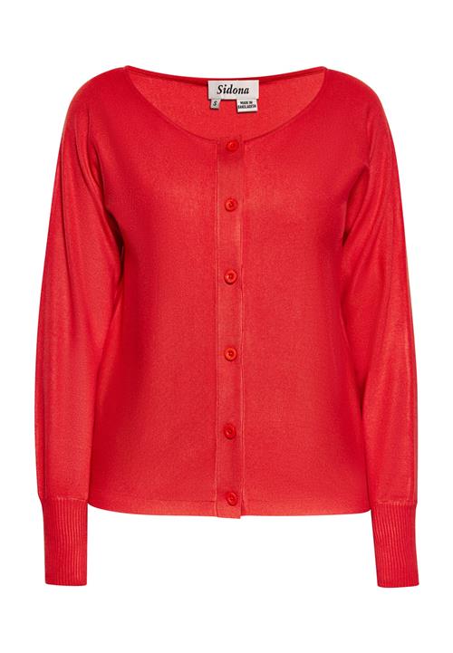 Sidona Cardigan  rød