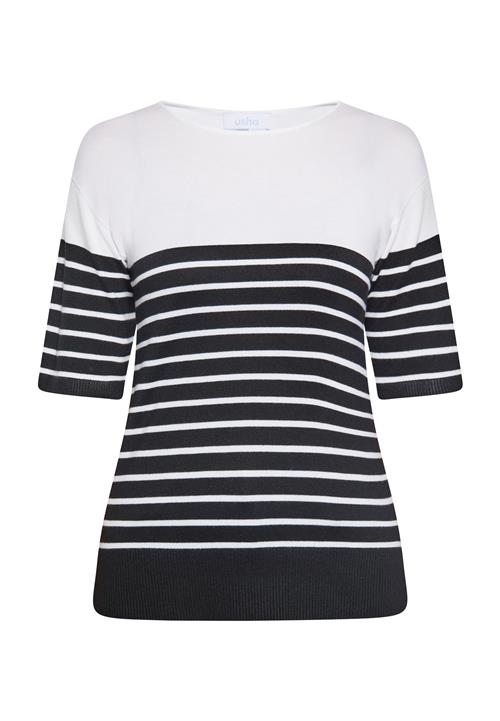 usha BLUE LABEL Pullover  sort / hvid