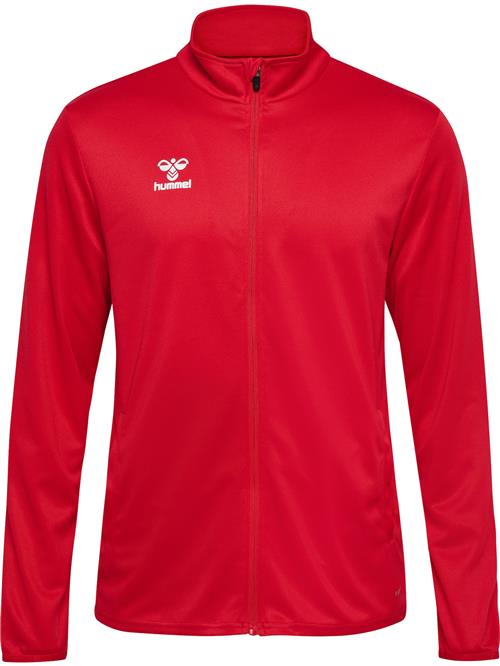 Hummel Sportssweatjakke 'Essential'  cranberry / hvid