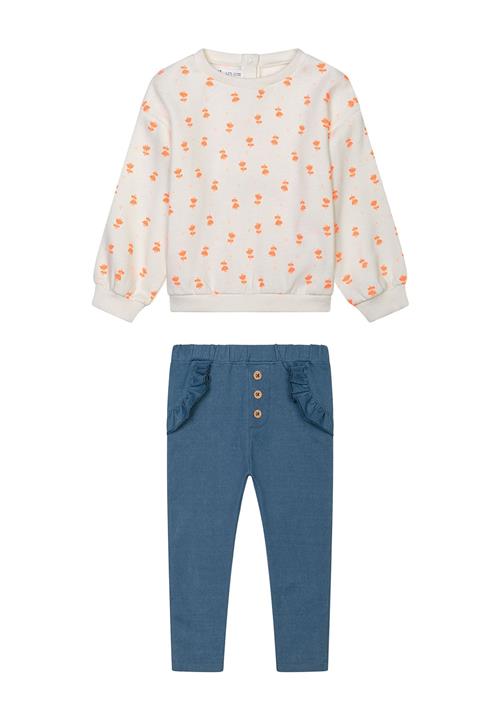 MINOTI Sæt  creme / blue denim / mandarin