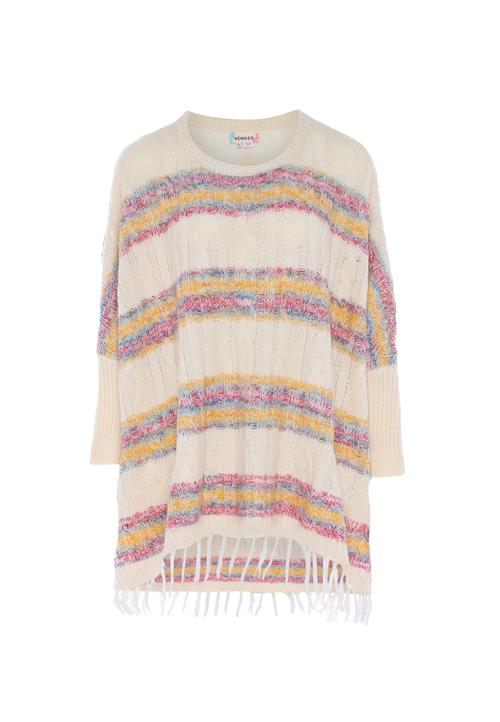 ebeeza Kappe  beige / blå / safran / lyserød