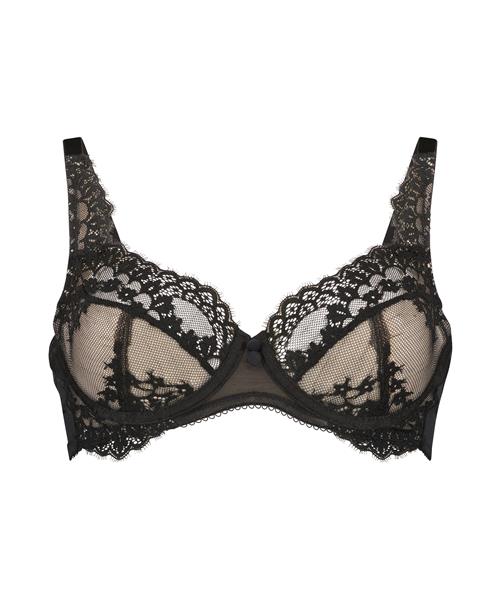 Hunkemöller BH 'Daisy'  beige / sort