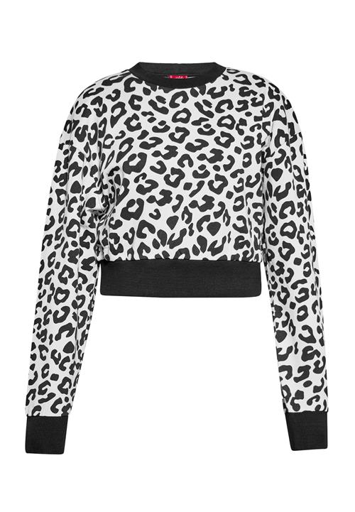 swirly Sweatshirt  sort / hvid