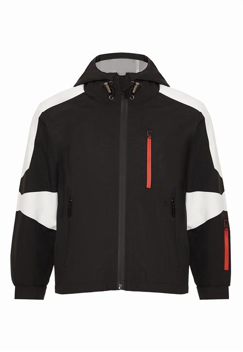 duilio Funktionsjakke  orangerød / sort / hvid