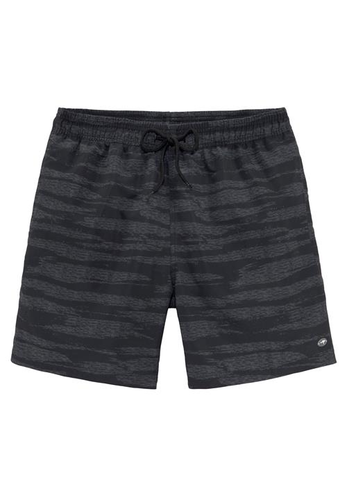 KangaROOS Badeshorts  antracit / sort