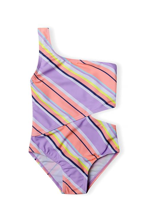 MINOTI Badedragt  gul / lyselilla / laks / sort