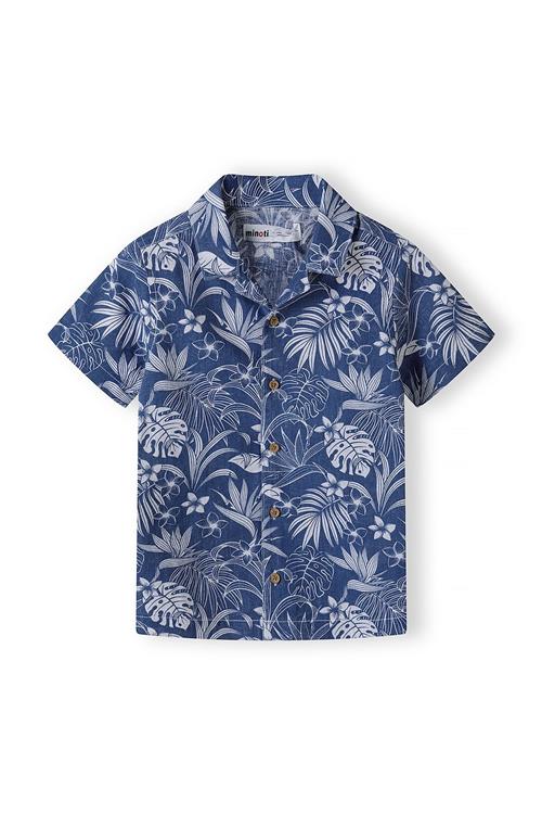 MINOTI Skjorte  mørkeblå / lysegrå