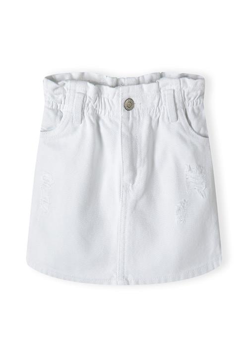 MINOTI Nederdel  white denim