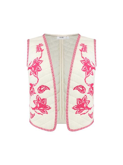 Shiwi Vest 'GILET'  pink / hvid