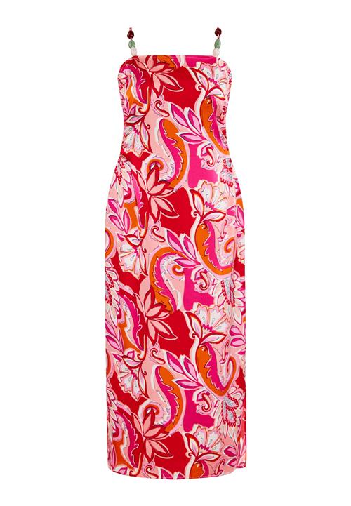 IZIA Sommerkjole  orange / lyserød / rød