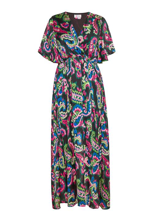 IZIA Kjole  blå / kiwi / pink / sort