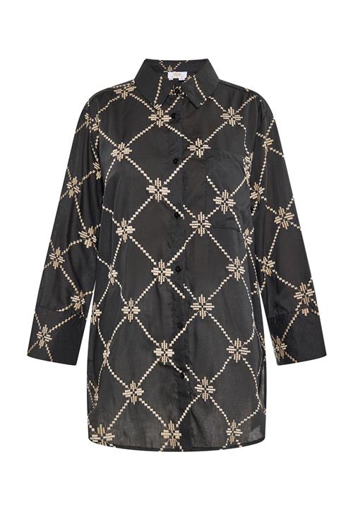 usha FESTIVAL Bluse  ecru / sort