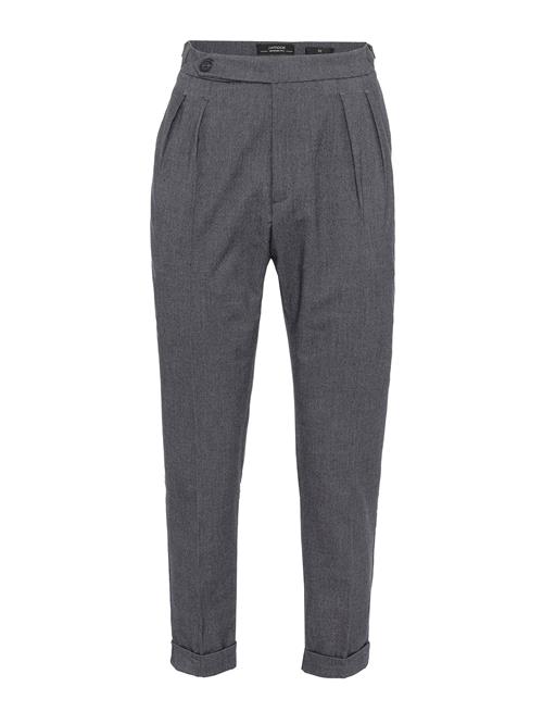 Antioch Bukser med lægfolder  mørkegrå