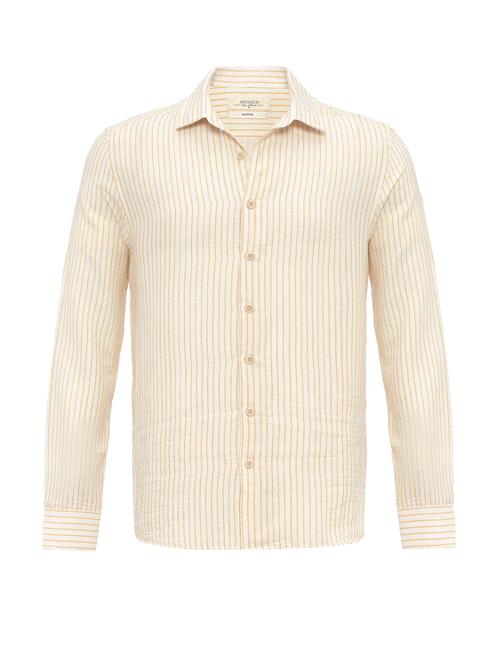 Antioch Skjorte  sennep / hvid