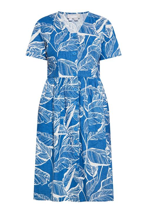 Usha Kjole  blå / hvid