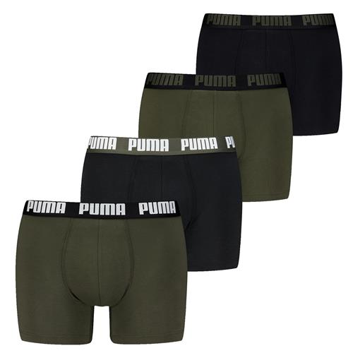 PUMA Boksershorts  mørkegrøn / sort / hvid