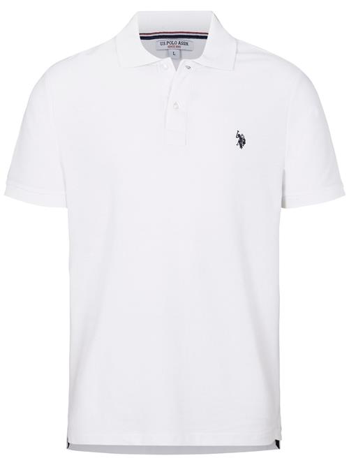 U.S. POLO ASSN. Skjorte 'Alfred'  sort / hvid