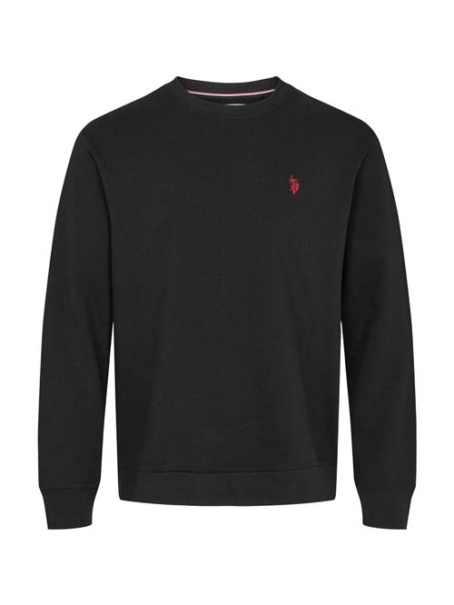 U.S. POLO ASSN. Sweatshirt 'Adler'  kirsebærsrød / sort