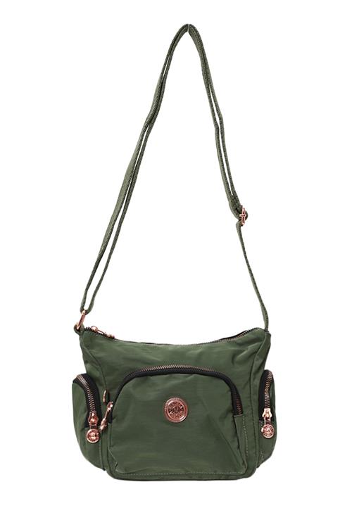Mindesa Skuldertaske  guld / grøn