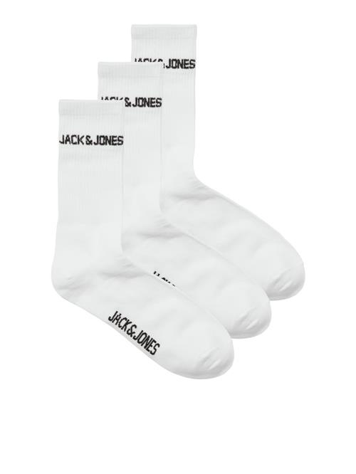 JACK & JONES Sokker 'JACMELVIN'  sort / hvid