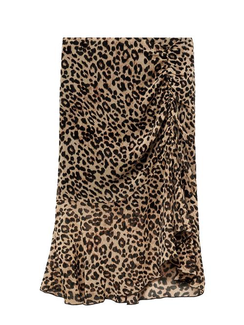 MANGO Nederdel  brun / cappuccino / sort