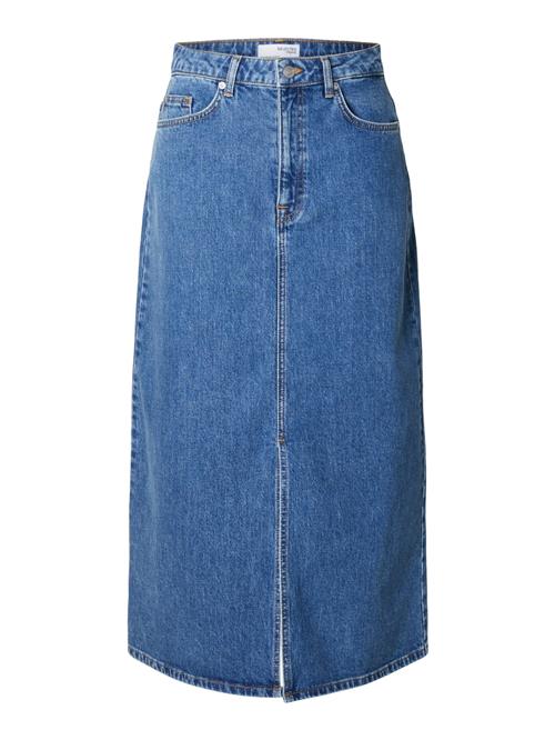 SELECTED Nederdel 'Krista-Gerda'  blue denim
