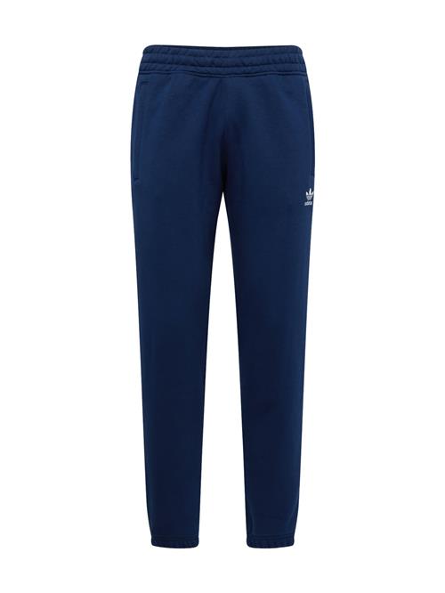 ADIDAS ORIGINALS Bukser 'Trefoil Essentials'  mørkeblå / hvid