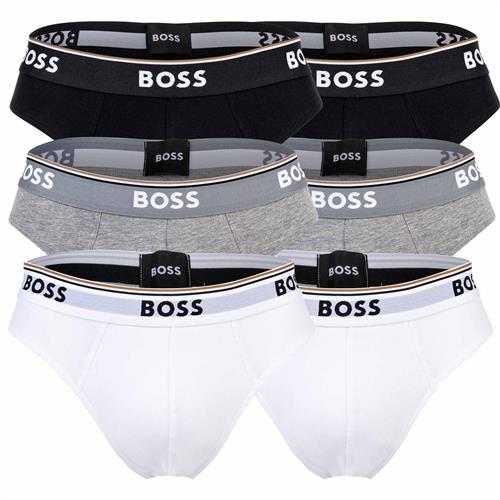 BOSS Slip  grå-meleret / sort / hvid