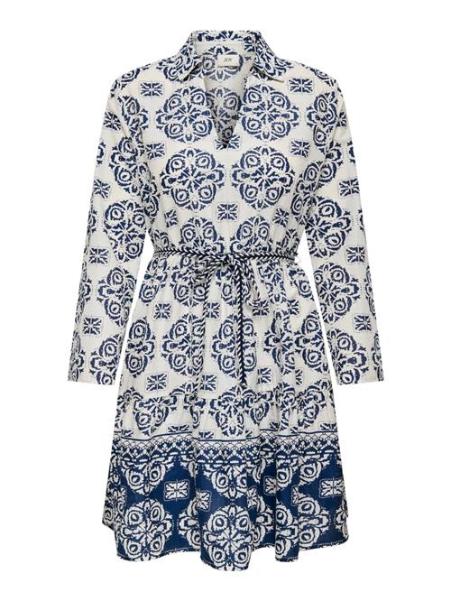 JDY Kjole 'JDYAnna'  marin / hvid