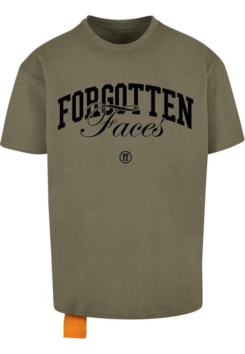 Forgotten Faces Bluser & t-shirts 'Overgrown Skull'  mørkebeige / oliven / mørkeorange / sort