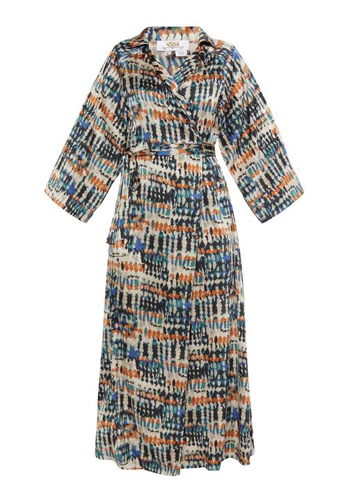 usha FESTIVAL Kjole  beige / navy / jade / orange