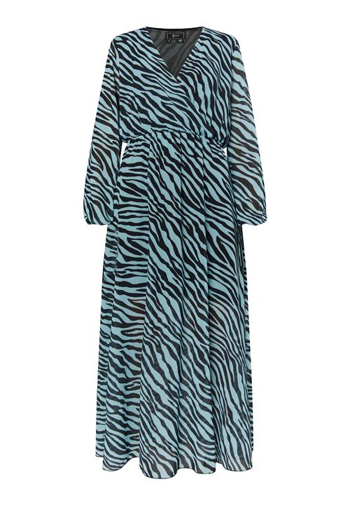 faina Kjole  lyseblå / sort