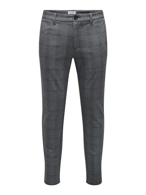 Only & Sons Lærredsbukser 'ONSMark'  natblå / taupe / mørkegrå