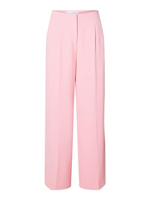 SELECTED Bukser med fals 'TINNI'  lyserød