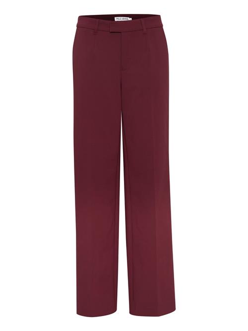 PULZ Jeans Bukser med fals 'Bindy'  bordeaux