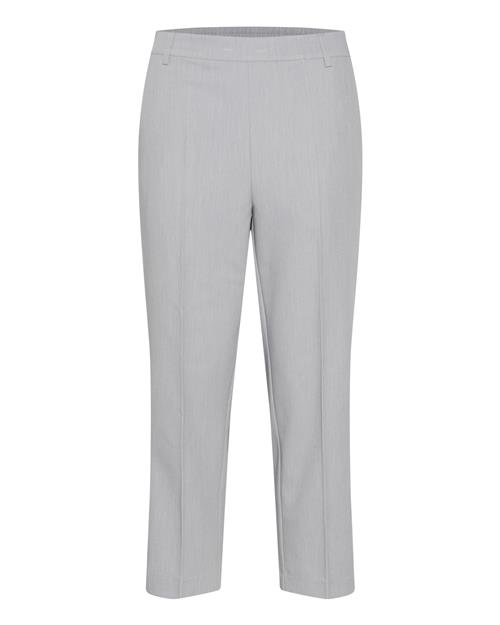 Kaffe Bukser med fals 'Sakura'  grå-meleret