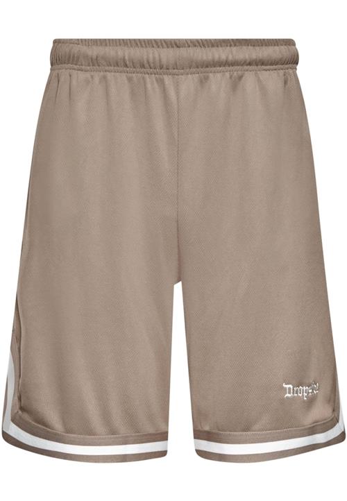 Dropsize Bukser  taupe / hvid