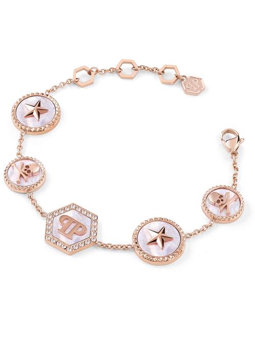 Philipp Plein Armbånd  rosa guld / transparent