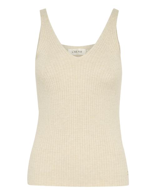 Cream Sticktop 'Dela'  beige-meleret