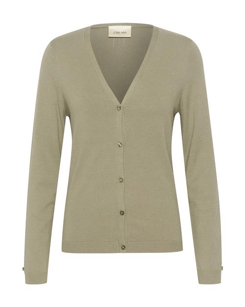 Cream Cardigan 'Dela'  oliven