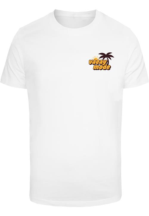 Mister Tee Bluser & t-shirts 'Vacay Mode'  gul / sort / hvid