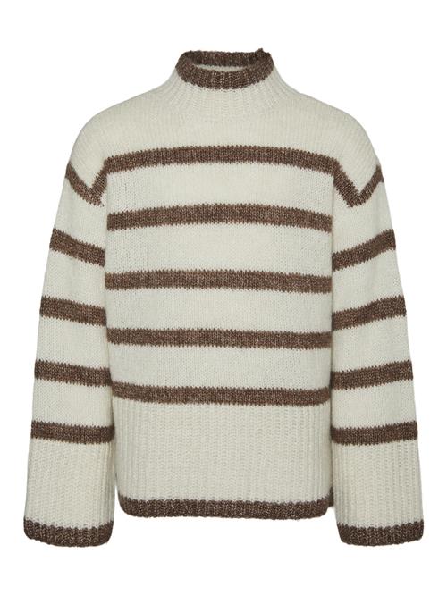 Vero Moda Girl Pullover 'Wiona'  brun / lysegrå