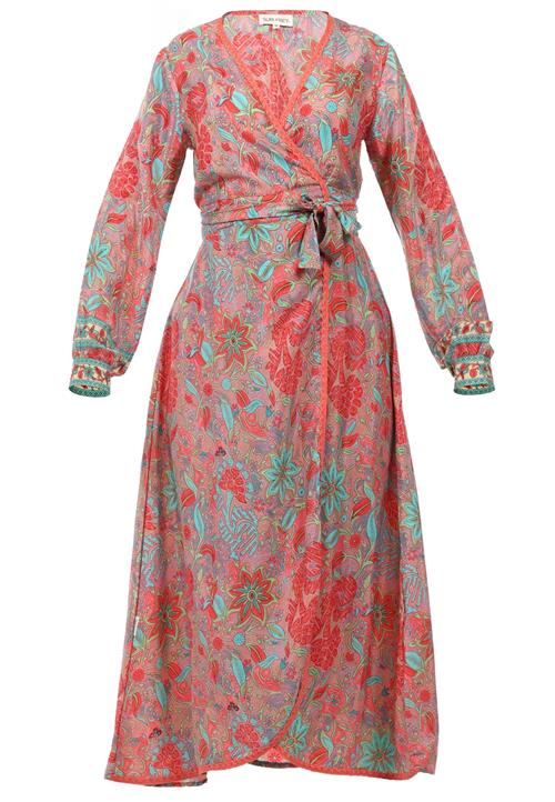 Suri Frey Sommerkjole 'Freyday'  lyseblå / lysegrøn / gammelrosa / rød