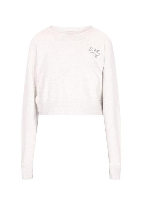 DreiMaster Vintage Sweatshirt  sort / hvid-meleret