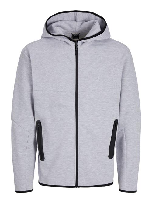 JACK & JONES Sweatjakke 'JCOFusion'  lysegrå