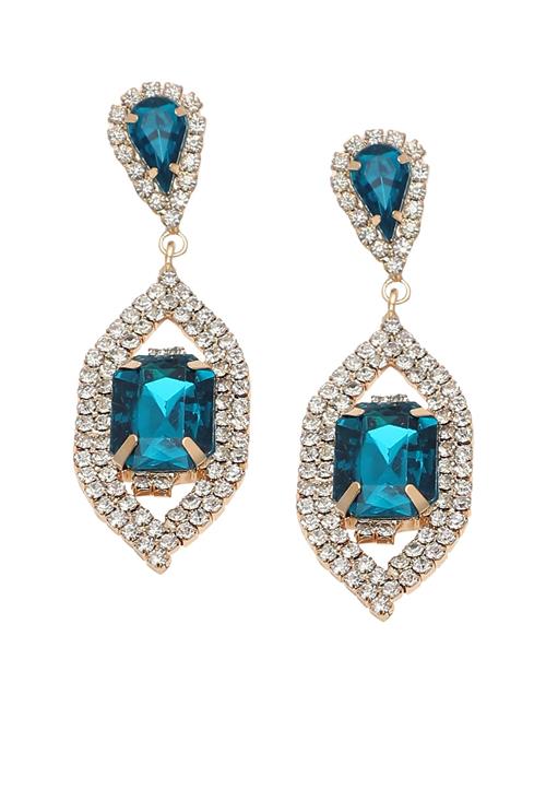 SOHI Øreringe 'Abbigael'  azur / sølv