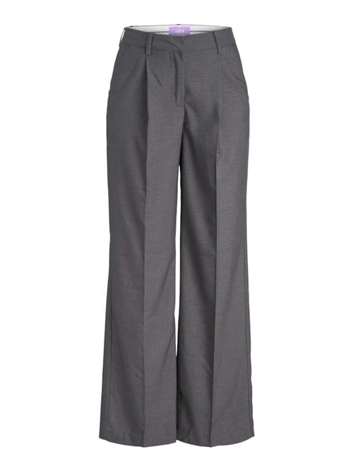 JJXX Bukser med lægfolder 'JXEllis'  mørkegrå