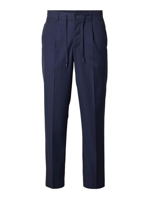 SELECTED Bukser med fals 'SLHLeroy'  navy