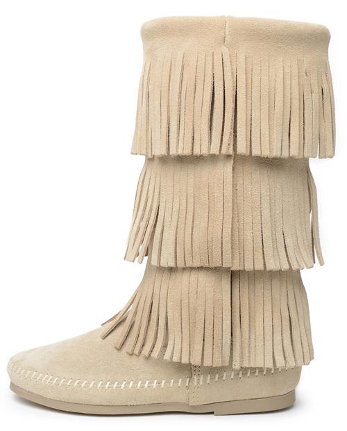Minnetonka Støvler 'Joia'  beige